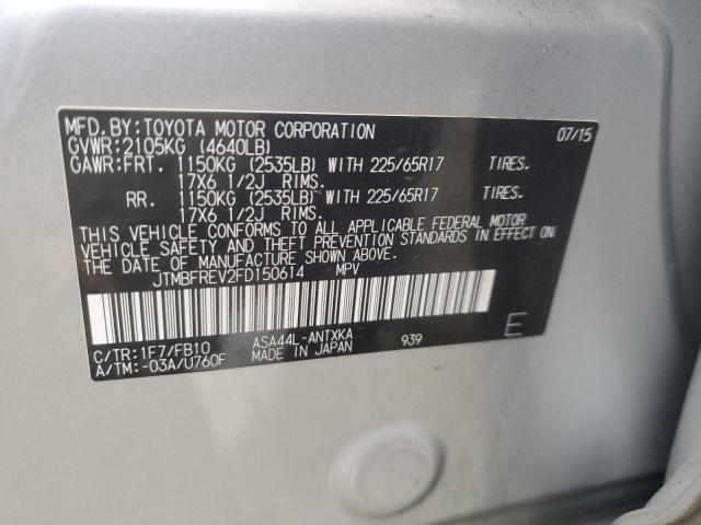 2015 TOYOTA RAV4 LE - JTMBFREV2FD150614