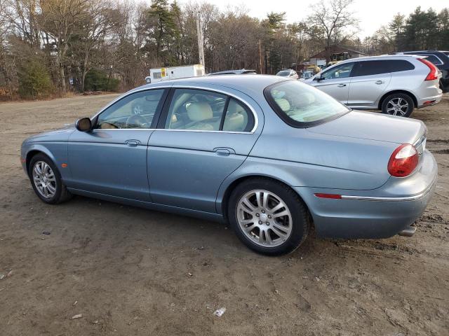 JAGUAR S-TYPE 2005 blue sedan 4d gas SAJWA01T45FN51425 photo #3