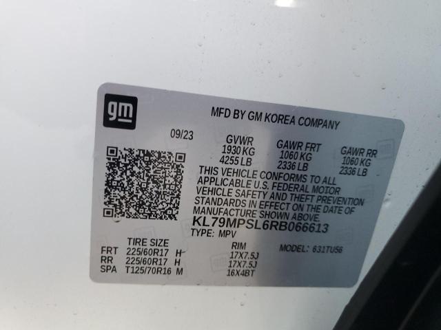 2024 CHEVROLET TRAILBLAZE - KL79MPSL6RB066613