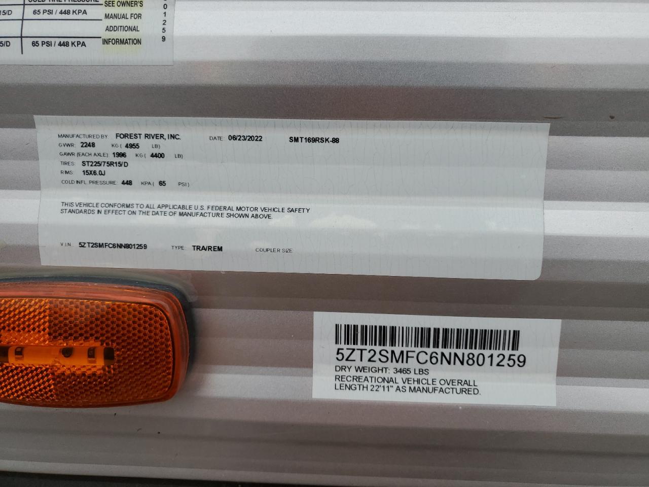 Lot #3027054852 2022 WILDWOOD SALEM