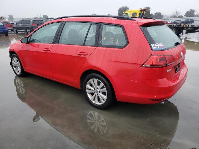 VOLKSWAGEN GOLF SPORT 2017 red  gas 3VW017AU8HM503238 photo #3