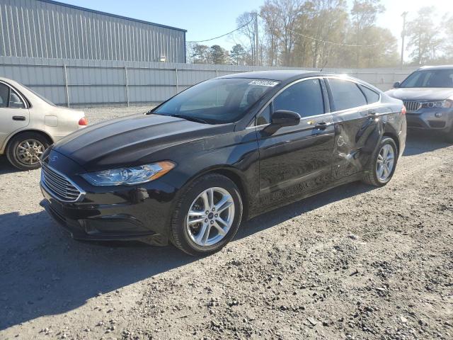 FORD FUSION SE 2018 black  gas 3FA6P0HD1JR174695 photo #1