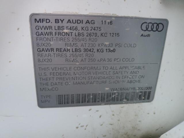 2018 AUDI Q5 WA1BNAFY8J2001300