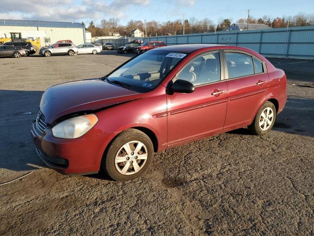 HYUNDAI ACCENT GLS 2008 maroon  gas KMHCN46C58U276181 photo #1