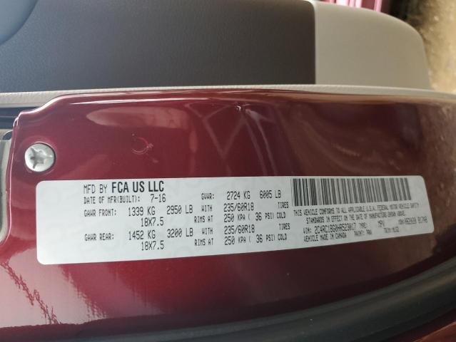 2017 CHRYSLER PACIFICA T - 2C4RC1BG0HR523017
