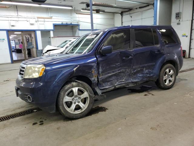 HONDA PILOT EXL 2015 blue  gas 5FNYF4H6XFB040209 photo #1