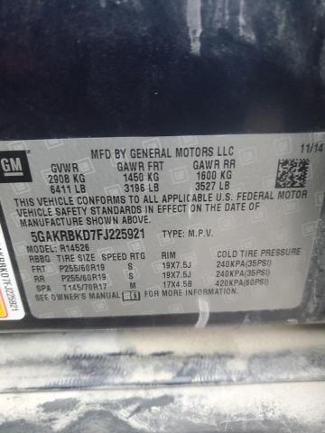 2015 BUICK ENCLAVE - 5GAKRBKD7FJ225921