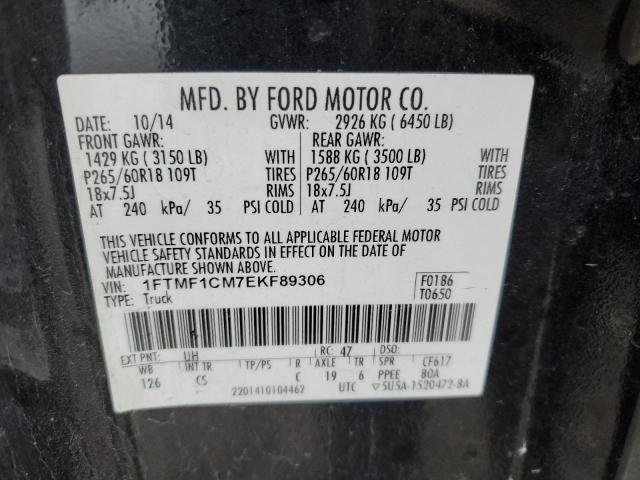 VIN 1FTMF1CM7EKF89306 2014 FORD ALL MODELS no.12