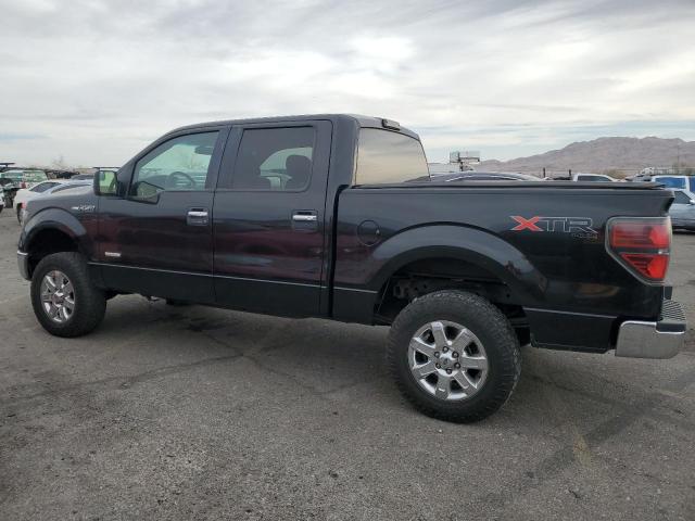 FORD F150 SUPER 2013 black crew pic gas 1FTFW1ET6DFB39814 photo #3