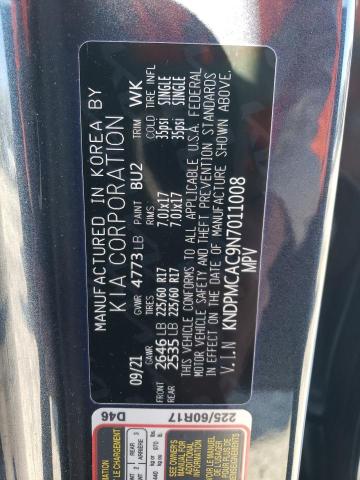 2022 KIA SPORTAGE L - KNDPMCAC9N7011008