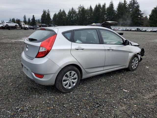 HYUNDAI ACCENT SE 2017 silver  gas KMHCT5AEXHU299704 photo #4