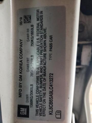 2020 CHEVROLET SPARK LS - KL8CB6SA9LC413272