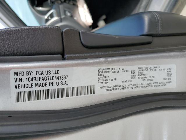 2020 JEEP GRAND CHER - 1C4RJFAG7LC447897