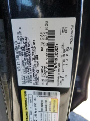 VIN 3FA6P0HRXDR250365 2013 FORD FUSION no.12