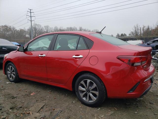 KIA RIO LX 2021 red  gas 3KPA24AD9ME382372 photo #3