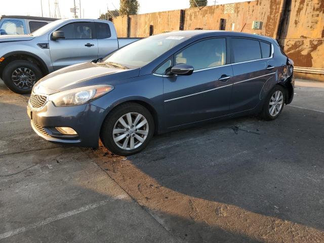 KIA FORTE EX 2014 blue  gas KNAFX5A86E5165615 photo #1