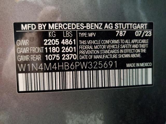 VIN W1N4M4HB6PW325691 2023 MERCEDES-BENZ GLB-CLASS no.14