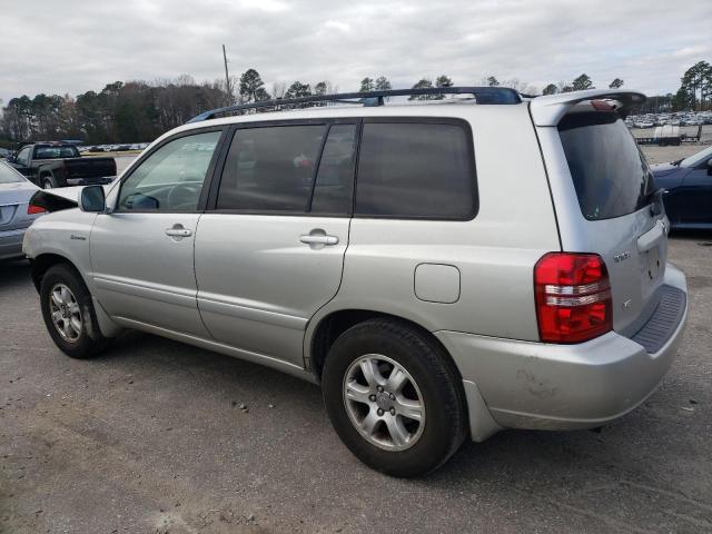 TOYOTA HIGHLANDER 2002 silver 4dr spor gas JTEGF21A820051096 photo #3