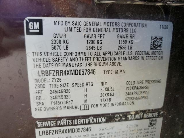 2021 BUICK ENVISION A LRBFZRR4XMD057846