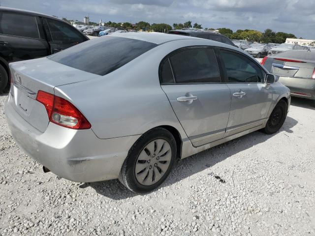 HONDA CIVIC LX 2009 silver  gas 2HGFA165X9H348155 photo #4