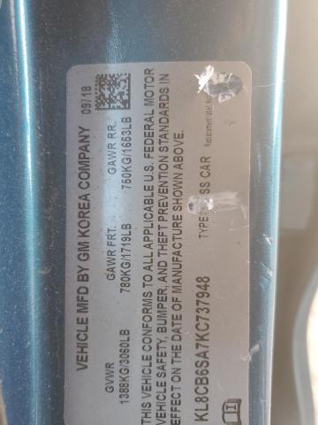2019 CHEVROLET SPARK LS - KL8CB6SA7KC737948