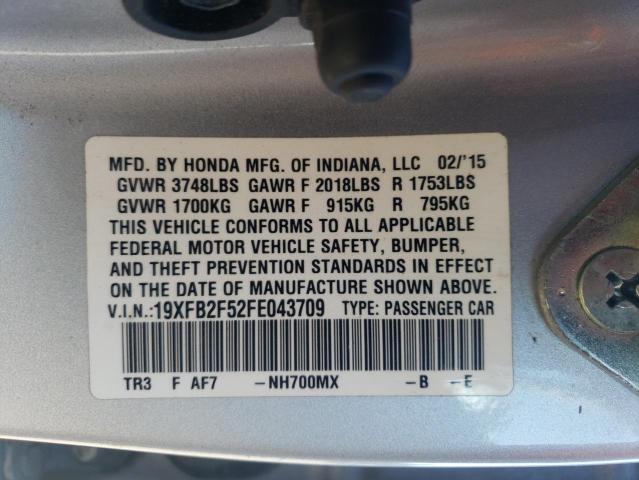 2015 HONDA CIVIC LX - 19XFB2F52FE043709