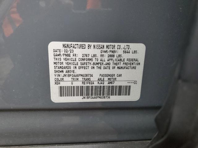 2023 NISSAN ARIYA VENT JN1BF0AA6PM408734