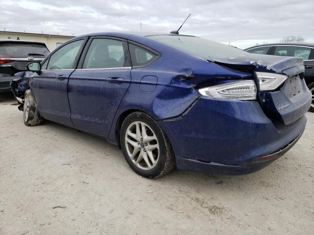 FORD FUSION SE 2013 blue  gas 3FA6P0H75DR117981 photo #3