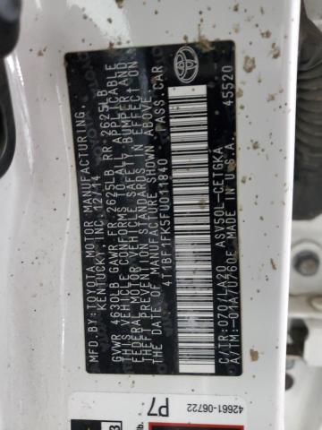2015 TOYOTA CAMRY LE - 4T1BF1FK5FU011840