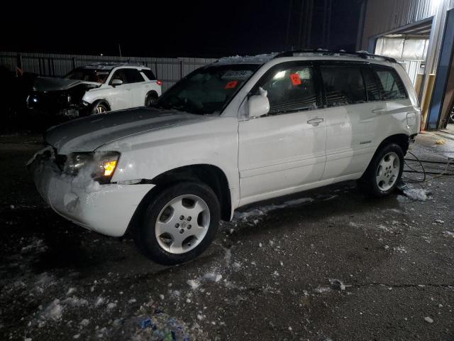 TOYOTA HIGHLANDER 2006 white  gas JTEEP21A360174251 photo #1