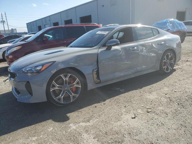 KIA STINGER GT 2018 gray  gas KNAE55LC9J6016817 photo #1