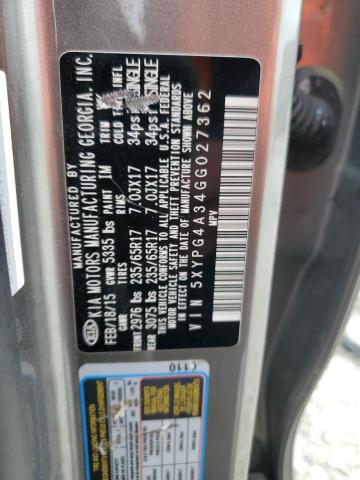 2016 KIA SORENTO LX - 5XYPG4A34GG027362