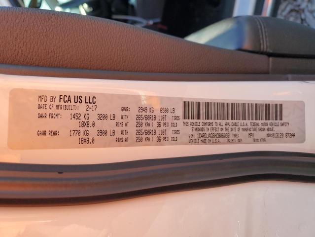 2017 DODGE DURANGO SX - 1C4RDJAG6HC806030