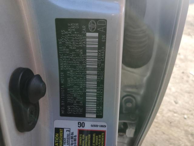 2016 TOYOTA COROLLA L - 2T1BURHE0GC583235