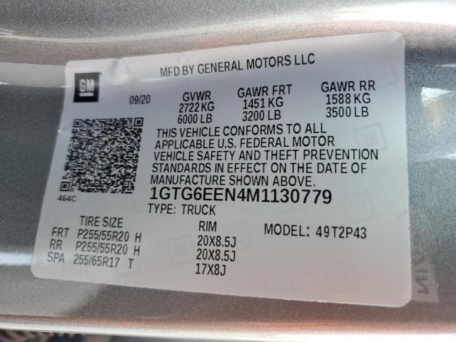 2021 GMC CANYON DEN 1GTG6EEN4M1130779
