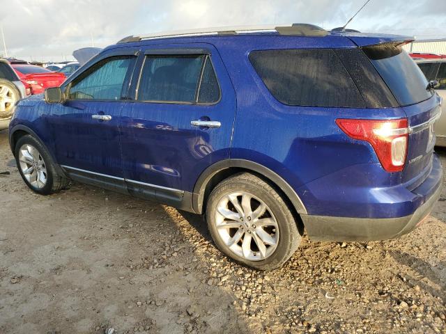 FORD EXPLORER L 2013 blue  gas 1FM5K7F95DGC48977 photo #3