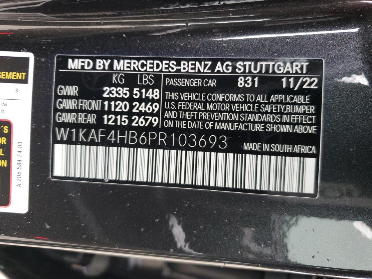 Lot #3036946741 2023 MERCEDES-BENZ C 300 4MAT