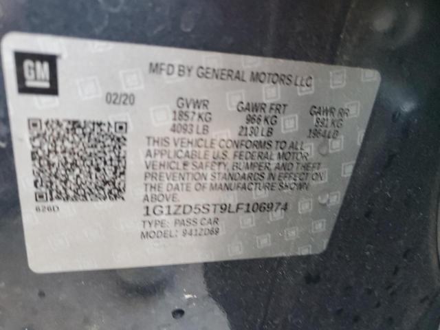 2020 CHEVROLET MALIBU LT - 1G1ZD5ST9LF106974