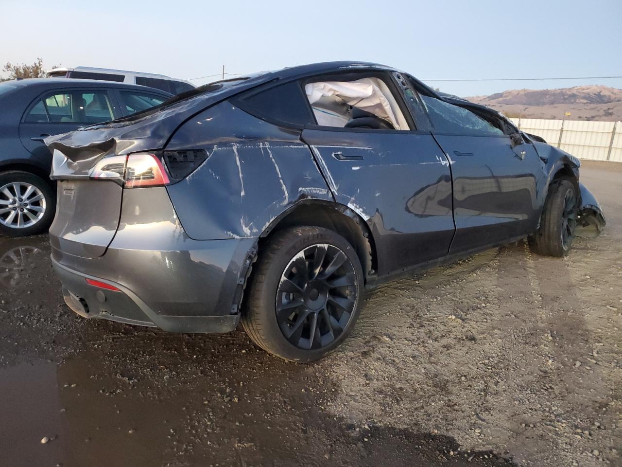 Lot #3024344565 2021 TESLA MODEL Y