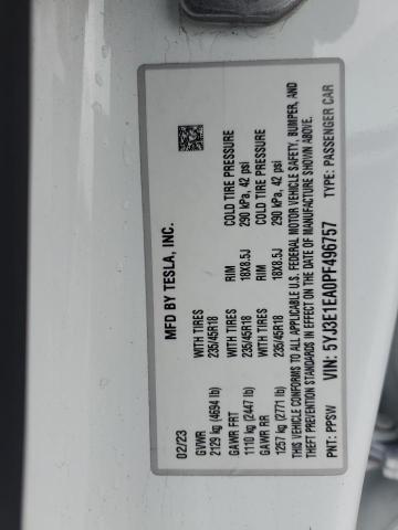 2023 TESLA MODEL 3 - 5YJ3E1EA0PF496757