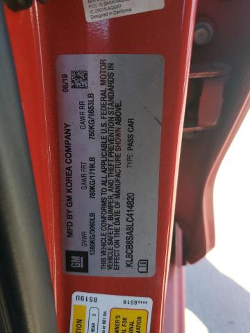 2020 CHEVROLET SPARK LS - KL8CB6SA8LC414820