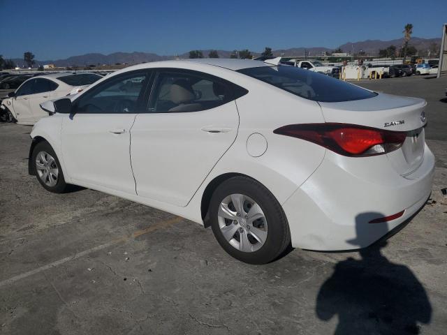 HYUNDAI ELANTRA SE 2016 white  gas 5NPDH4AE7GH742422 photo #3