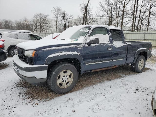 CHEVROLET SILVERADO 2005 blue 4dr ext flexible fuel 1GCEK19Z55Z202004 photo #1