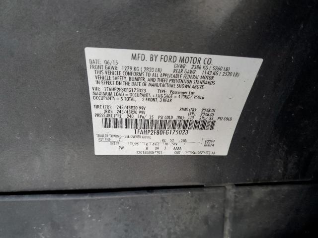 2015 FORD TAURUS LIM - 1FAHP2F80FG175023