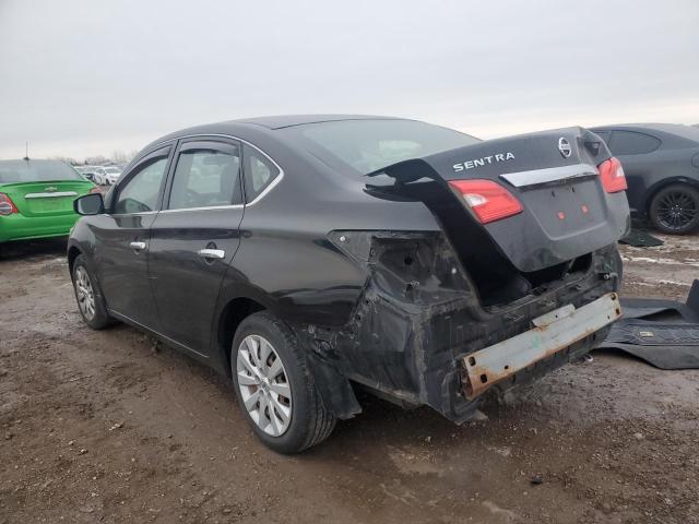 NISSAN SENTRA S 2017 black  gas 3N1AB7AP3HL636397 photo #3