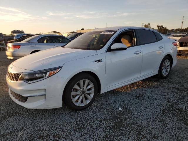 KIA OPTIMA LX 2016 white  gas 5XXGT4L31GG004425 photo #1