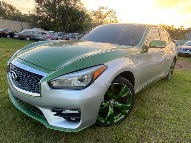 INFINITI Q70 3.7 LU 2019 silver  gas JN1BY1AR8KM585560 photo #3