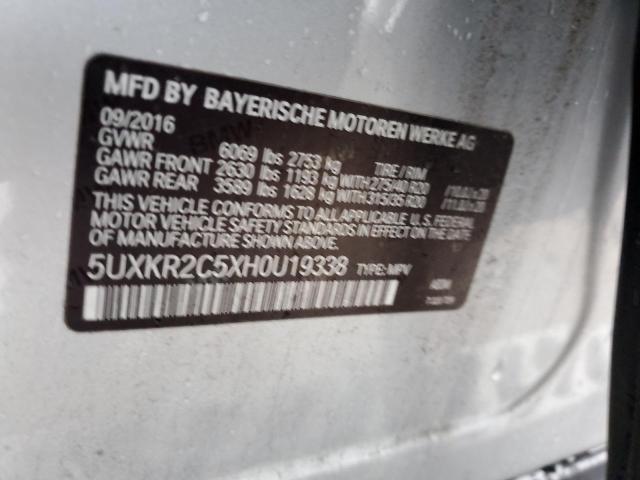 2017 BMW X5 SDRIVE3 - 5UXKR2C5XH0U19338