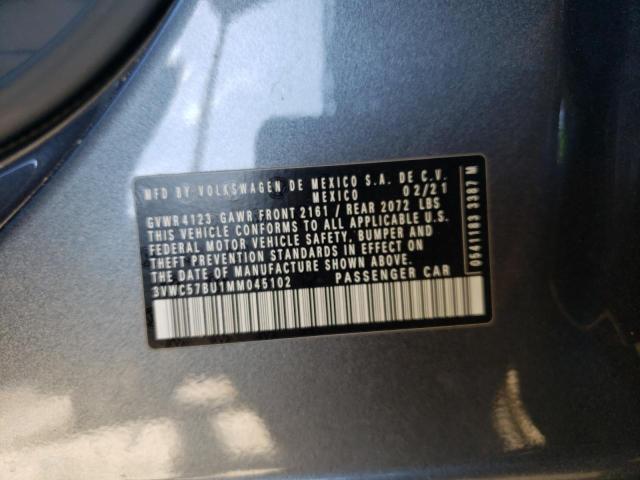 2021 VOLKSWAGEN JETTA S 3VWC57BU1MM045102