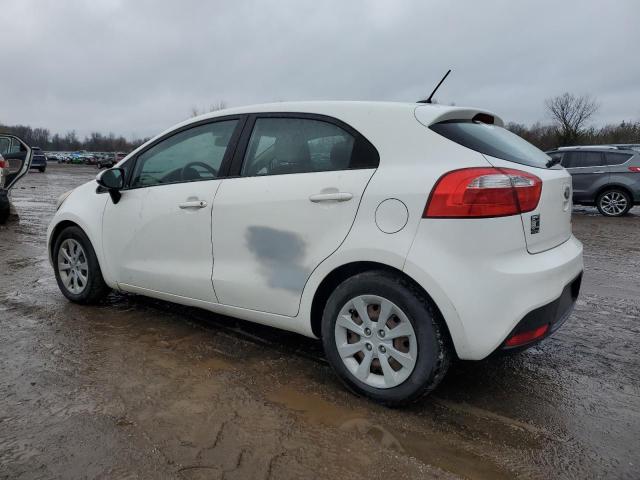 KIA RIO LX 2013 white  gas KNADM5A35D6153016 photo #3